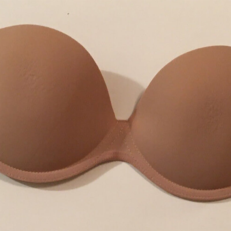 NWD Fashion Forms Go Bare Backless Strapless Bra Beige B