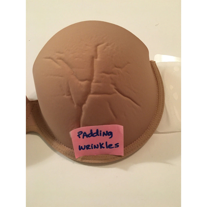 NWD Fashion Forms Go Bare Backless Strapless Bra Beige DD