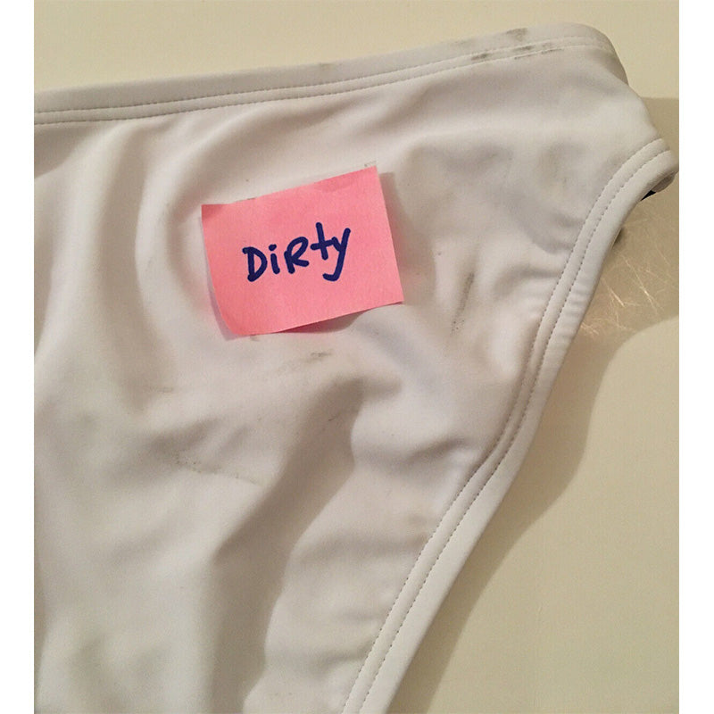 NWD DKNY Skinny Low-rise Bikini Bottom In Soft White S