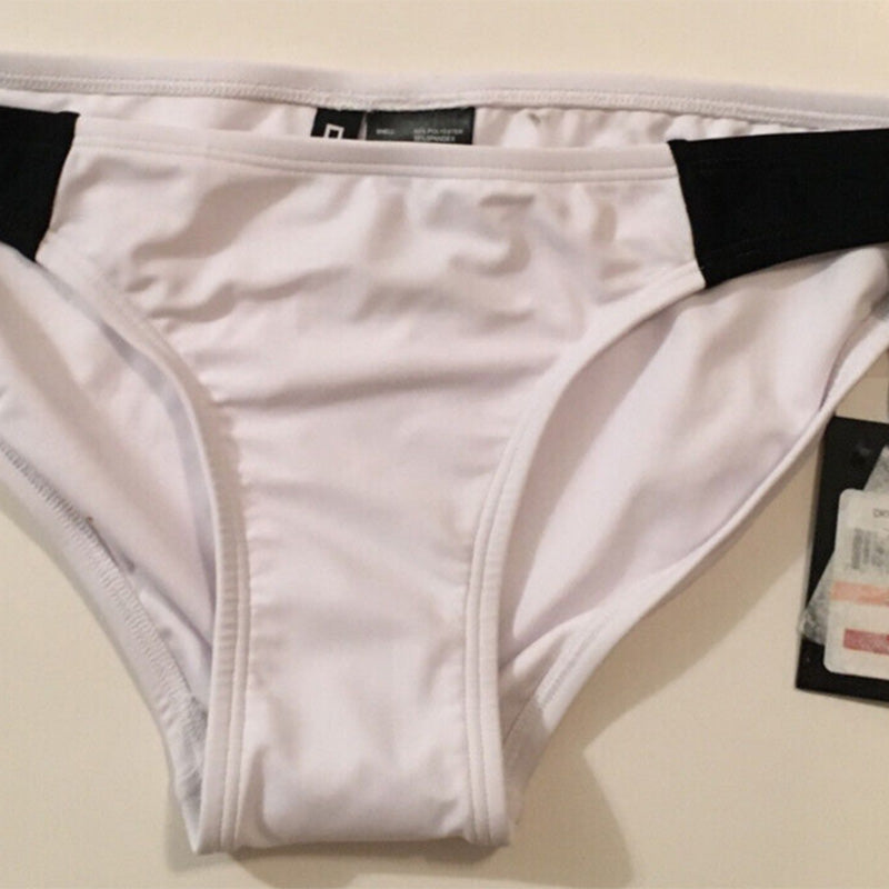 NWD DKNY Skinny Low-rise Bikini Bottom In Soft White S