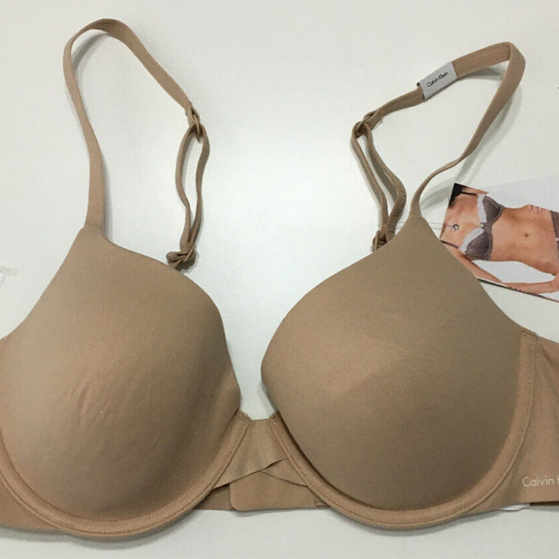 Calvin Klein Perfectly Fit Full Coverage T-Shirt Bra Beige 32C