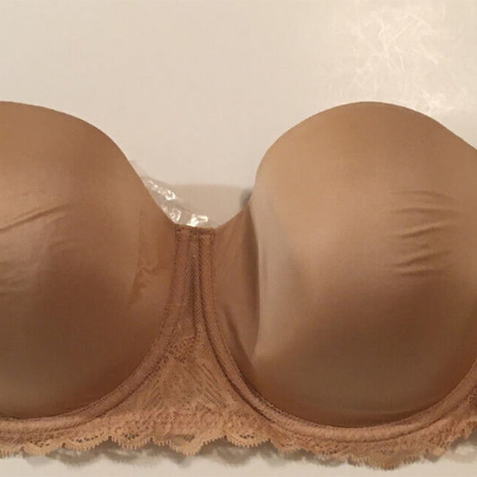 Calvin Klein Seductive Comfort Lace Demi Bra Beige 38D