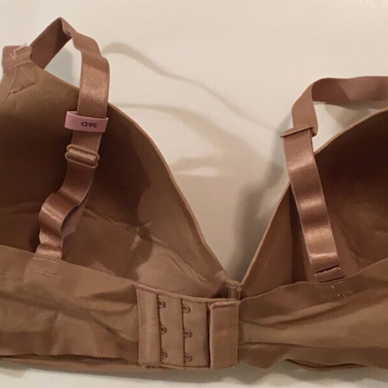 NWD Vanity Fair Nearly Invisible Full Coverage Wirefree Bra Beige 36D
