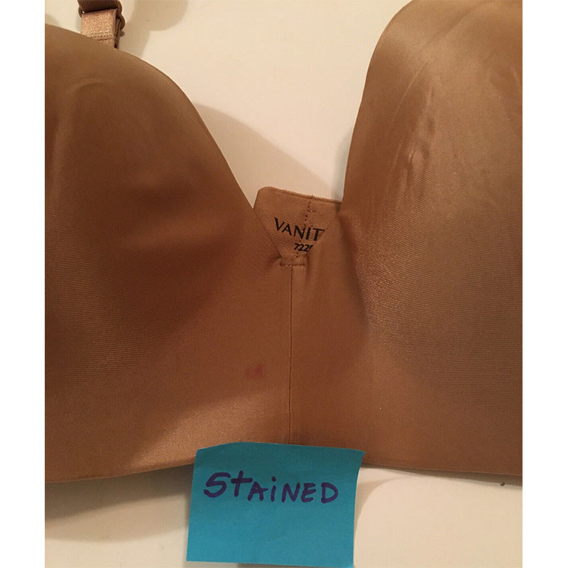NWD Vanity Fair Nearly Invisible Full Coverage Wirefree Bra Beige 36D
