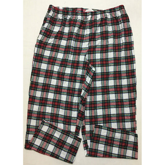 Family Pajamas Plus Size Matching Stewart Plaid Only Pants Multicolor 2X