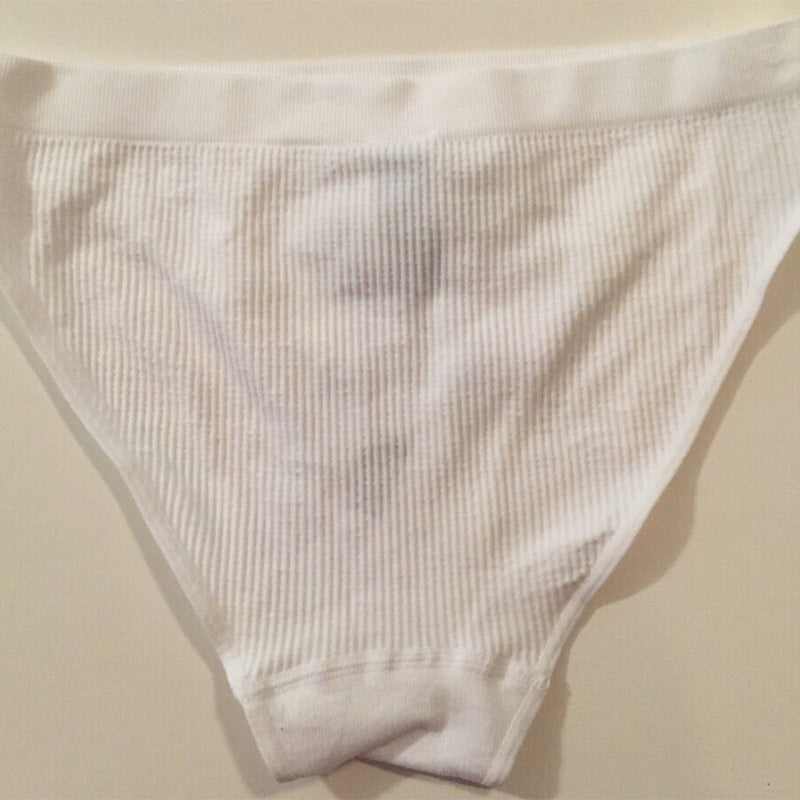 NWD Cotton On Seamless High Cut Cheeky Bikini Brief White S