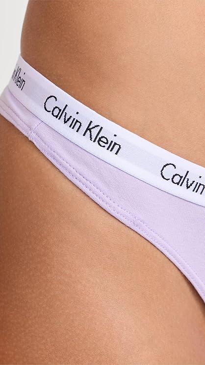 CALVIN KLEIN 3 Pack Carousel Thong Panty ASSORTED XL