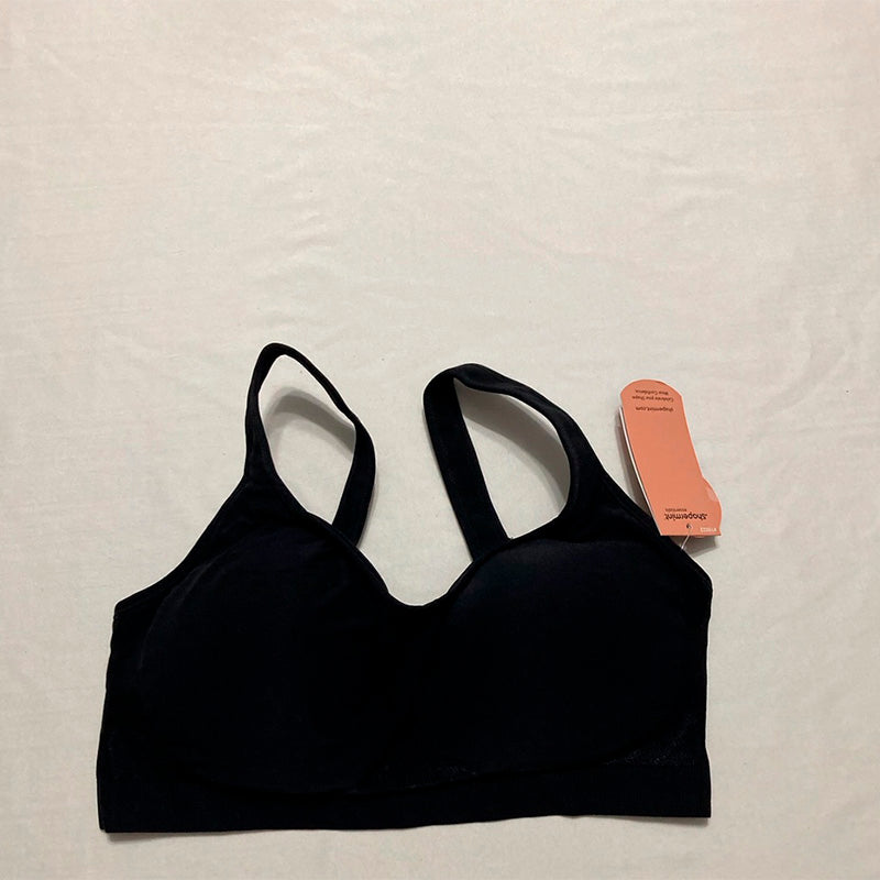 Shapermint Essentials Daily Comfort Wireless Contour Bra Black XL