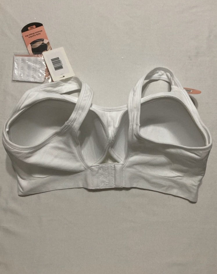 Shapermint Daily Comfort Wireless Shaper Bra WHITE 3XL