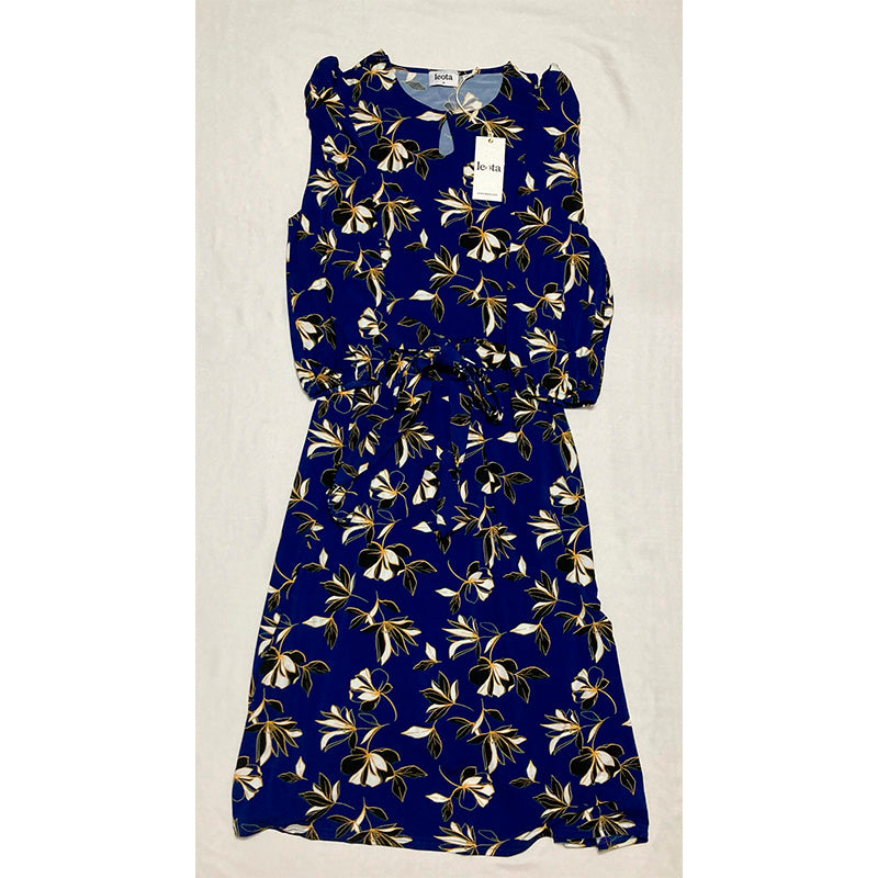 Leota Iman Dress Mazarine Blue 1X