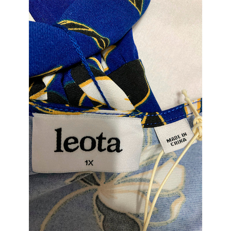 Leota Iman Dress Mazarine Blue 1X