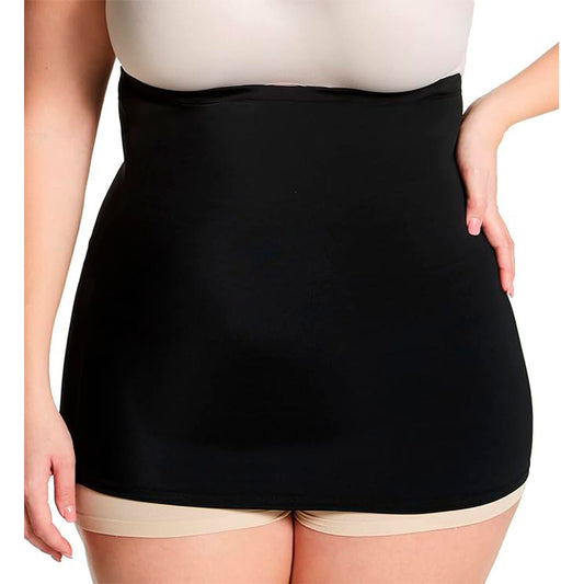 InstantFigure Women's Curvy Tummy Control Slimming Belt Black 3X