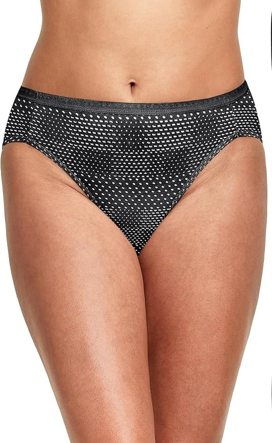 HANES Briefs Pack 6, Ribbed Stretch Brief Underwear ASSORTED 8