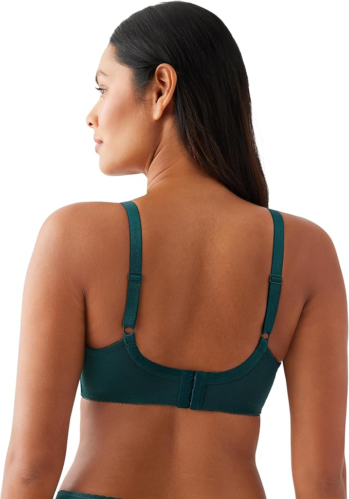 WACOAL Retro Chic Unlined Mesh Full Coverage Underwire Bra GREEN 44DDD