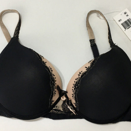 Felina Lingerie Bra Black And Nude 36B