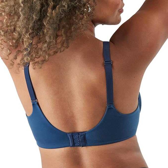 BALI Lace Underwire Bra, One Smooth U Comfort Stretch Full-Coverage NAVY 38D