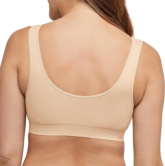 BALI One Smooth U Wireless Bra Pullover Bralette BEIGE 2XL