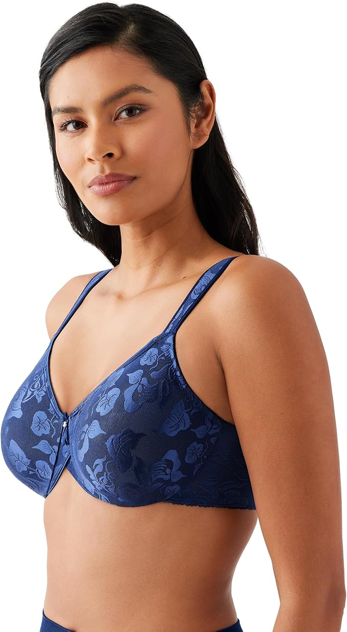 WACOAL Awareness Unlined Full Figure Underwire Bra BLUE DEPTHS 42DD