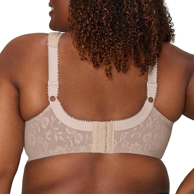 PLAYTEX Wireless Bra, 18 Hour Plus-Size Bras TOFFE 38C