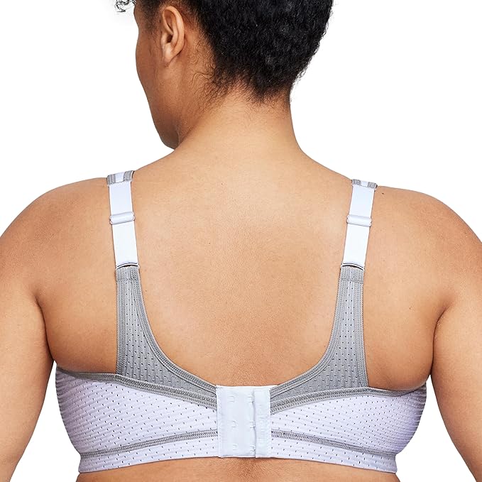 GLAMORISE Plus Size No-Bounce Camisole Sports Bra Wirefree WHITE 40DD
