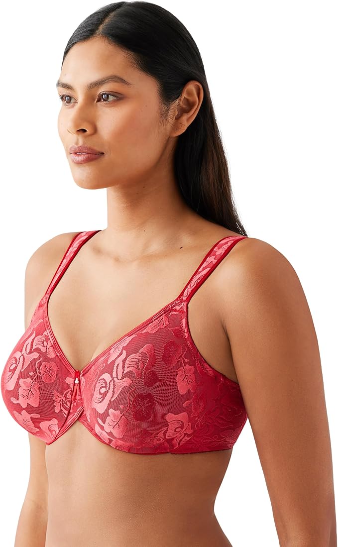 WACOAL Awareness Unlined Underwire Full Coverage Bra RED 36DD