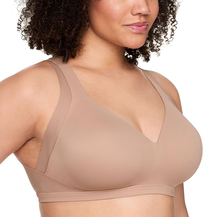 WARNER'S Comfort Wireless Lightly Lined T-Shirt Bra TOASTED ALMOND S