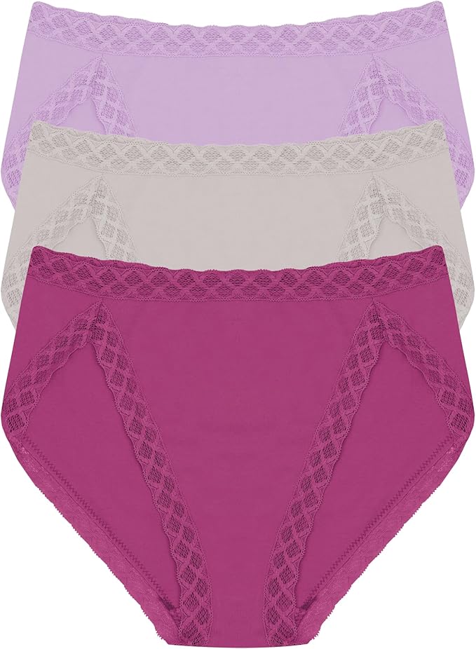 NATORI Bliss French Cut 3-Pack MULTICOLOR M