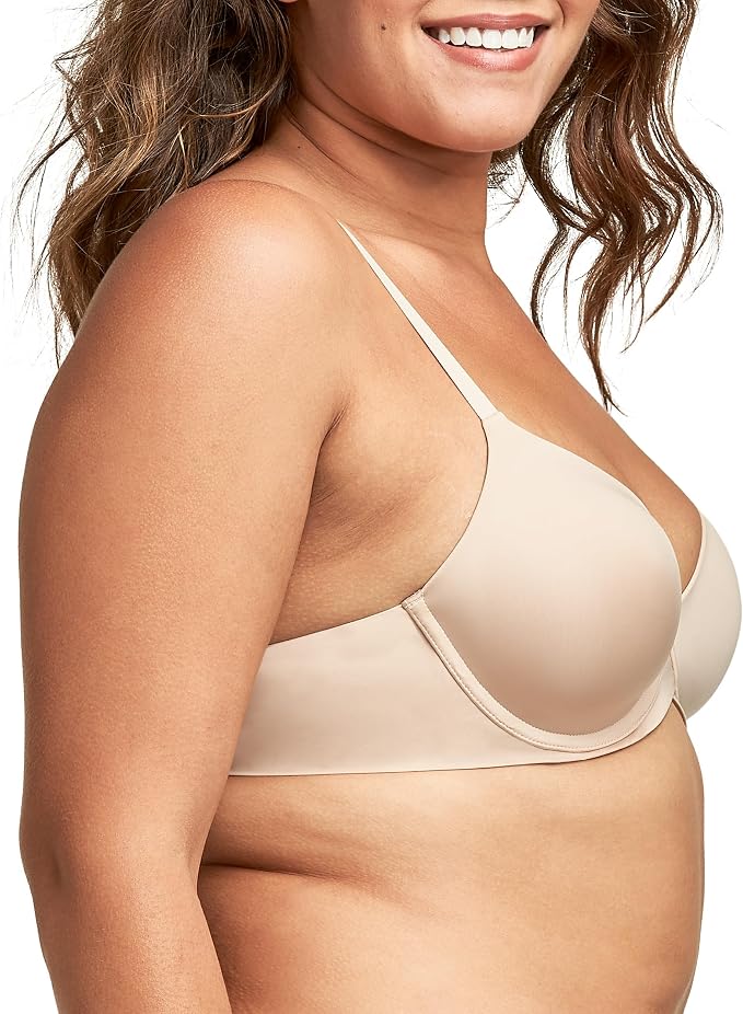MAIDENFORM Demi Underwire Bra, One Fab Fit Lightly Padded PARIS NUDE 38B