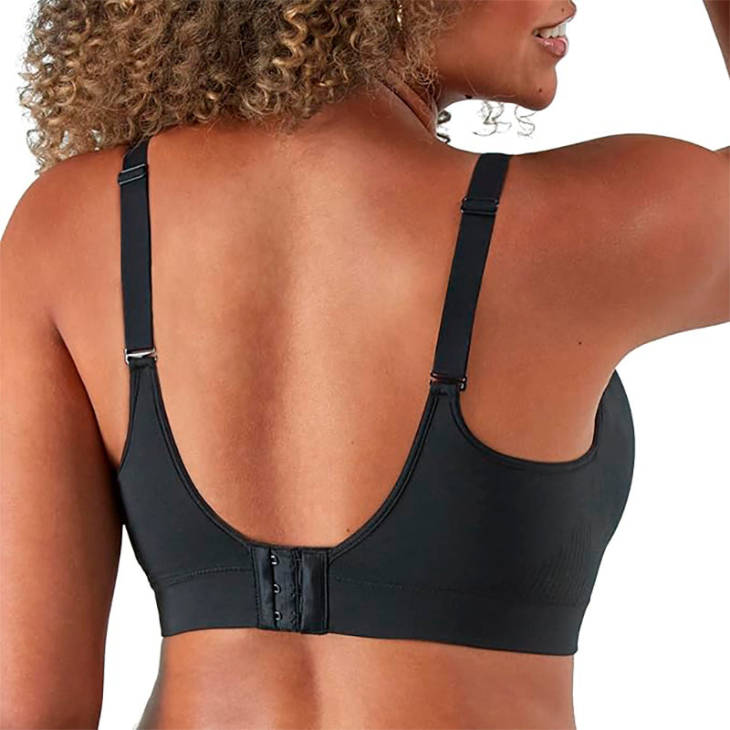 BALI Women's Wireless Bra Comfort Seamless Bra Wirefree Bra BLACK XL