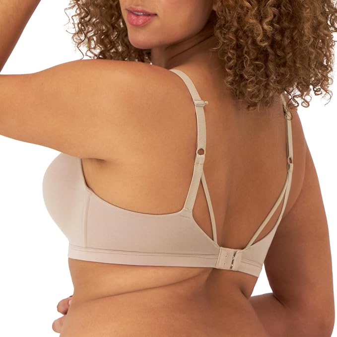 MAIDENFORM Everyday Luxe T-Shirt Wireless Bra EVENING BLUSH 38C