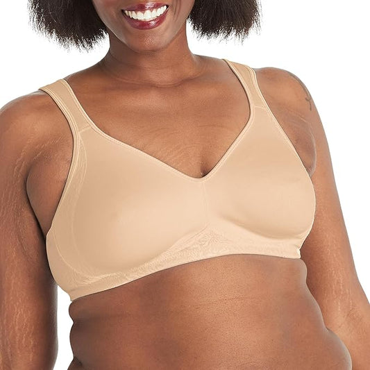 PLAYTEX Wireless Bra 18 Hour No Underwire Bra NUDE 44DDD