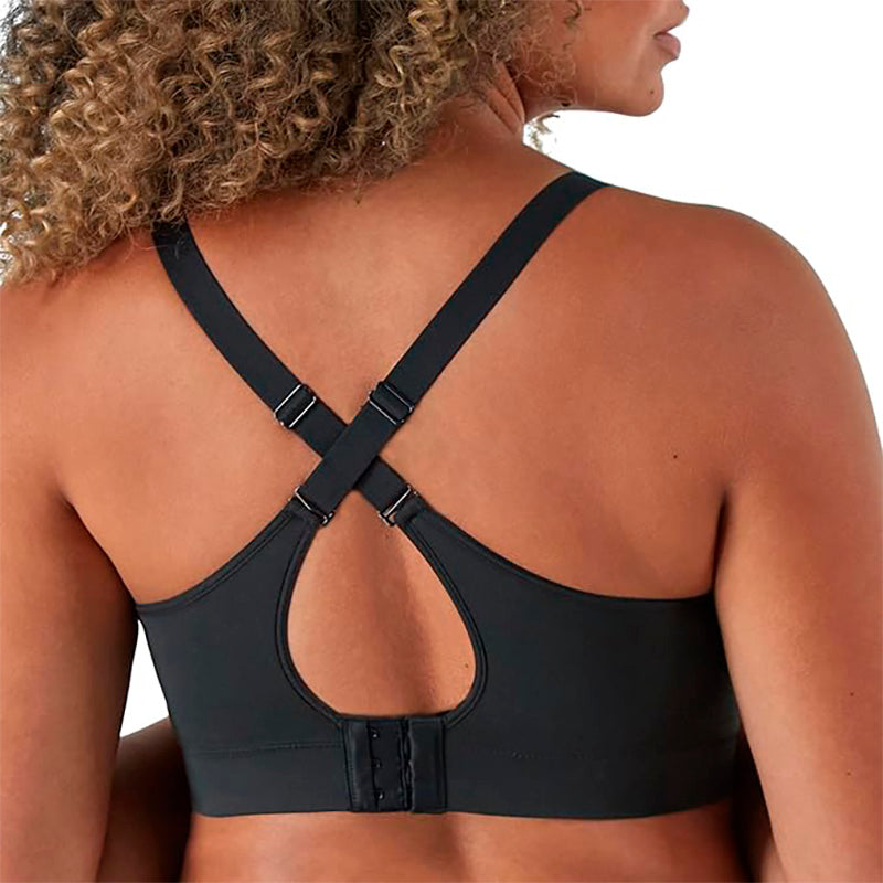 BALI Women's Wireless Bra Comfort Seamless Bra Wirefree Bra BLACK XL