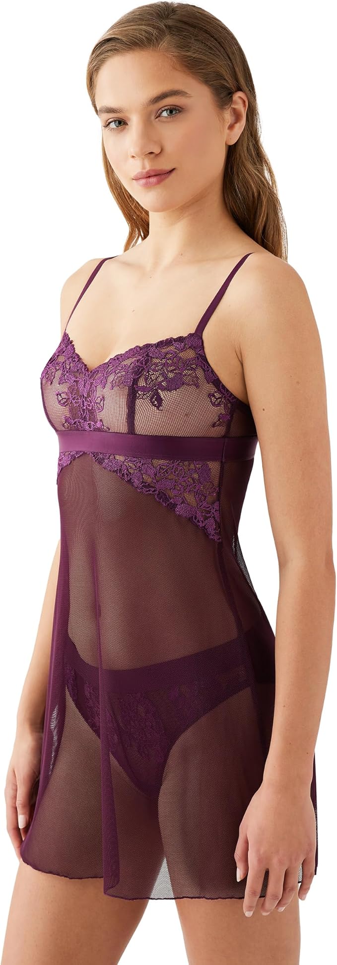 B.TEMPT`D Opening Act Chemise PURPLE L