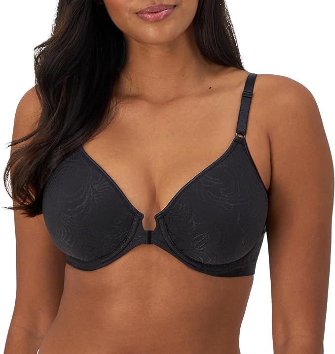 BALI Comfort Revolution Front Close Bras BLACK 38C