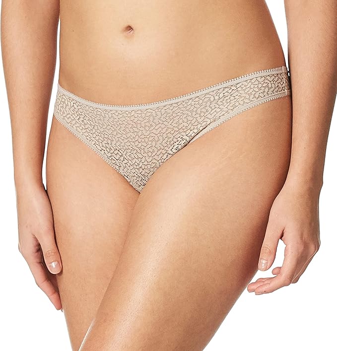 DKNY Modern Lace Thong Panty CHAMPAGNE S