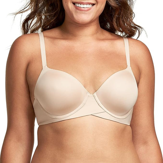 MAIDENFORM Demi Underwire Bra, One Fab Fit Lightly Padded PARIS NUDE 38B