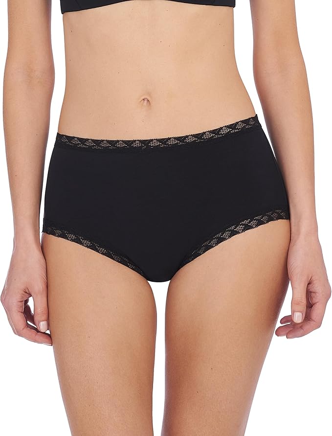 NATORI Bliss Full Brief 6-Pack BLACK/BROWN L