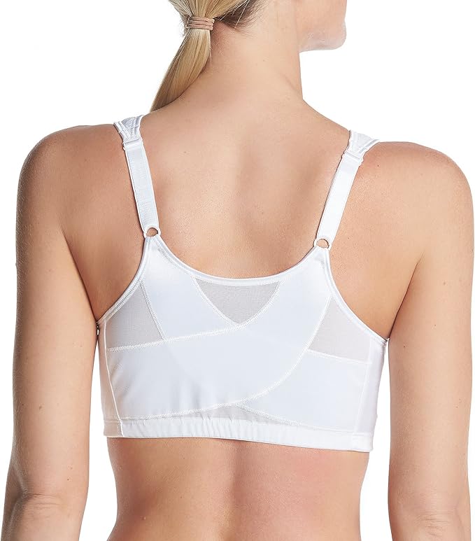 PLAYTEX Front Close Wirefree Back Support Posture Full Coverage WHITE 40D