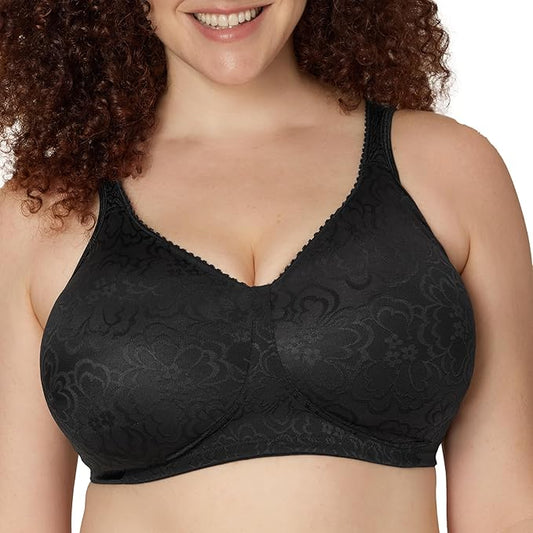 PLAYTEX Wireless Bra, 18 Hour Plus-Size Bras Available BLACK 48B