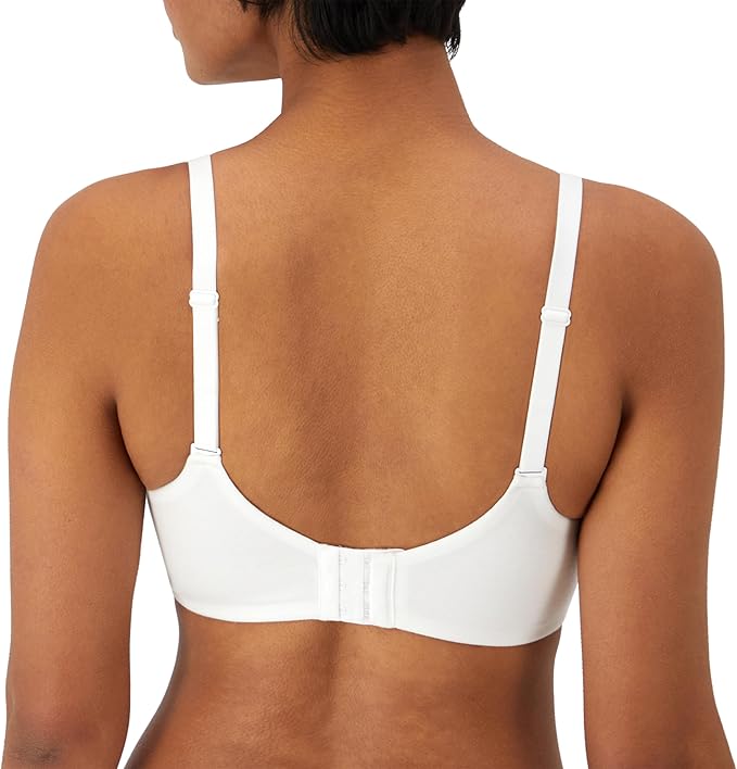 BALI Breathe Modal T-Shirt Bra, Breathable Wireless Bra WHITE L