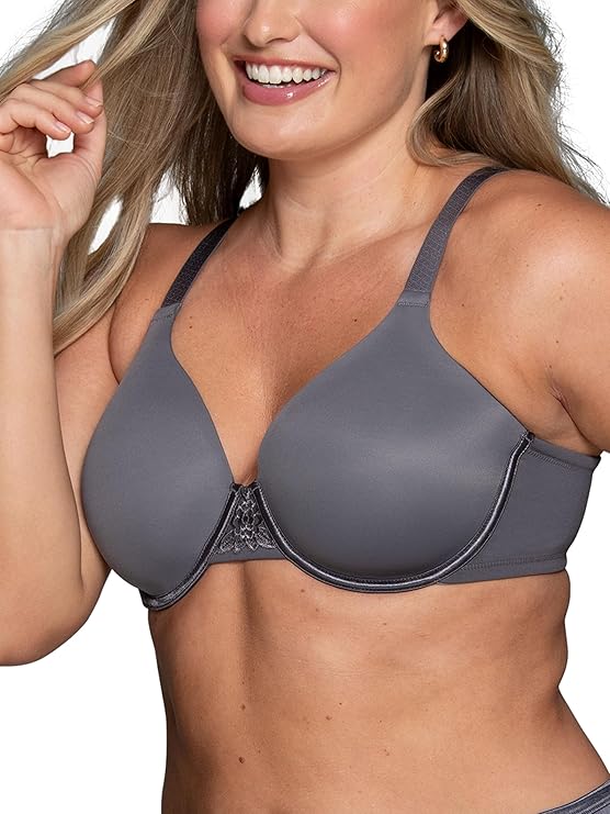 VANITY FAIR Full Figure Beauty Back Smoothing Bra STEELE VIOLET 38D