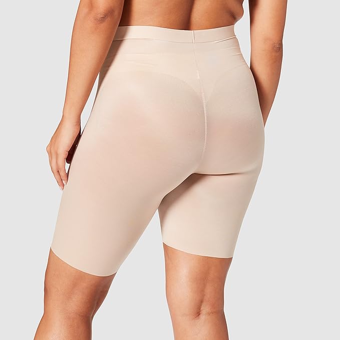 SPANX Stretchy Fit Quick-Dry Fabric Elasticized Waistband CHAMPAGNE BEIGE S
