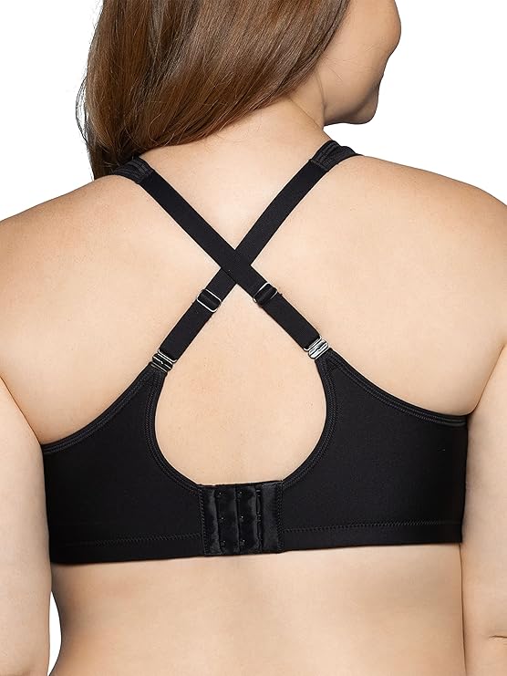 VANITY FAIR Medium Impact Sports Bras BLACK 40C