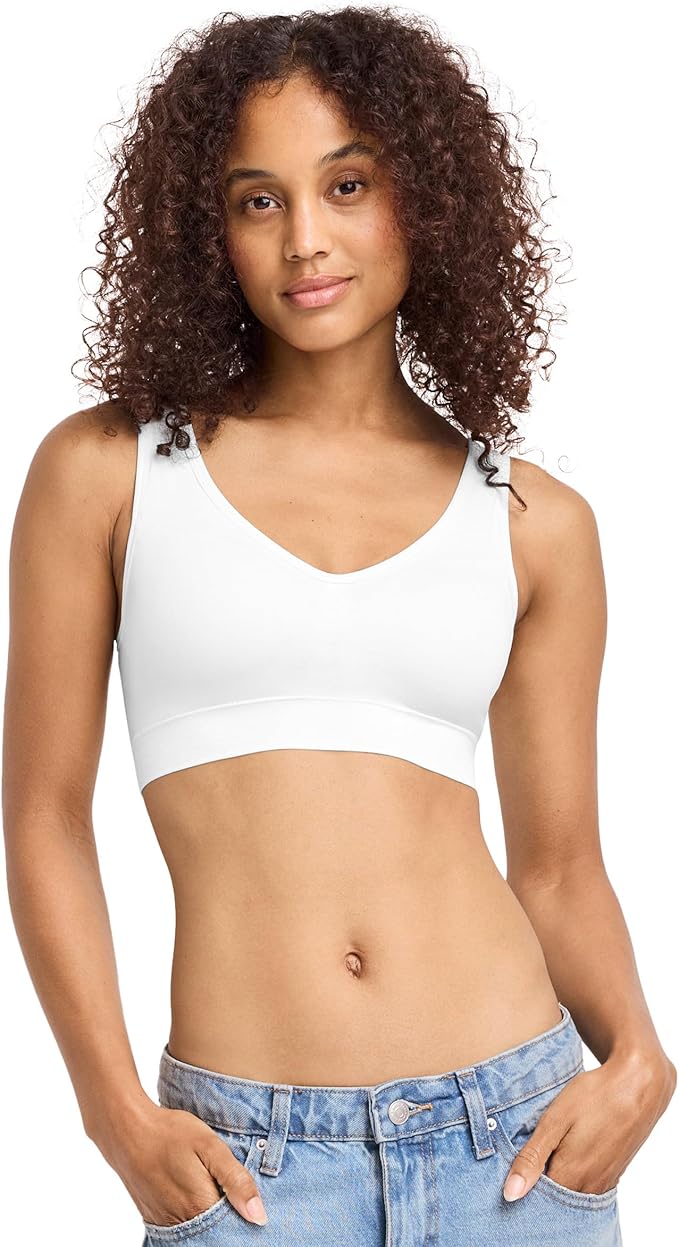 NWD JOCKEY Bra Seamfree Back Smoothing Bralette WHITE M