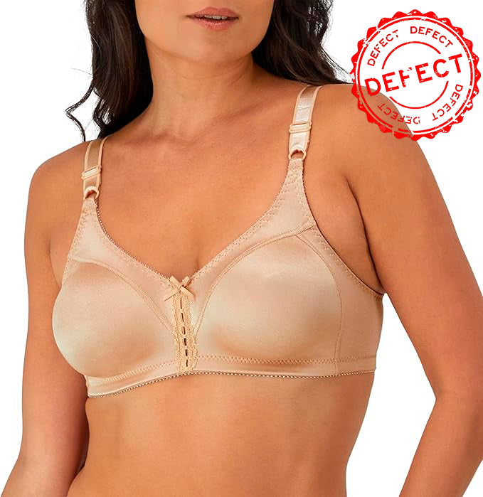 NWD BALI Double Support Wireless Bra, Comfortsoft Full-coverage NUDE 36DD
