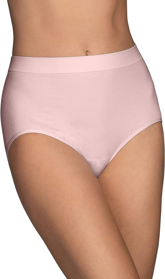 NWD VANITY FAIR Smoothing Comfort Brief Panties with Rear Lift ROSE XL