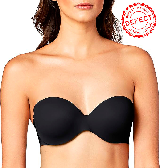 NWD WARNER´S Underwire Lightly Lined Convertible Strapless Bra BLACK 36B
