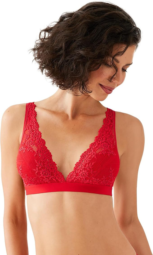 WACOAL Embrace Lace Bralette RED 40