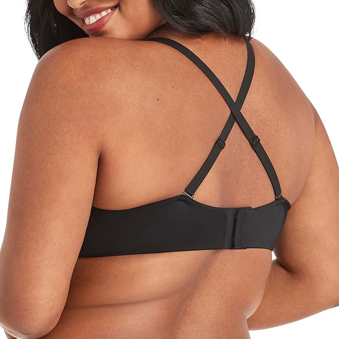 MAIDENFORM Love The Lift Lace Demi Push-Up Bras BLACK 40C