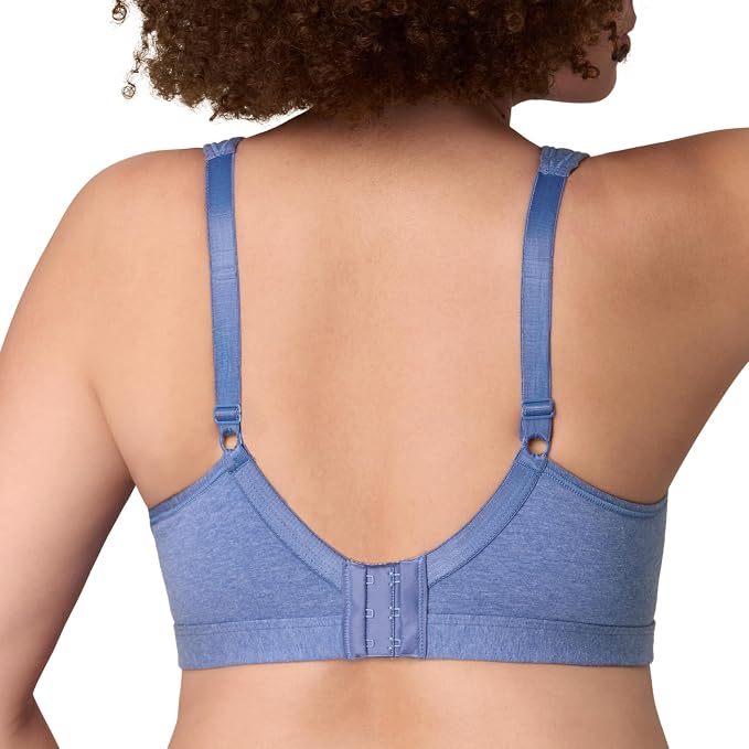 PLAYTEX 18 Hour Plus-Size T-Shirt Bras Available CLASSIC DENIM HEATHER 38D